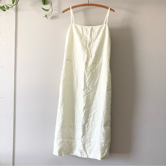 cK Calvin Klein Dresses & Skirts - 90s Vintage CK Calvin Klein Cotton Lined Semi Sheer Dress Size 6